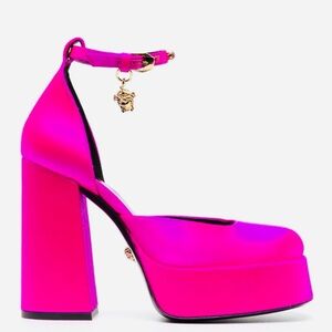 Versace Pink Platform Heels Authentic and New